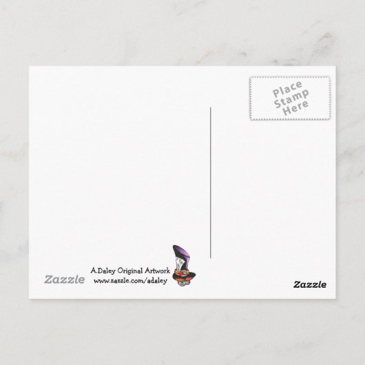 Verborgen Magische Vijver Koi Briefkaart (Achterkant)