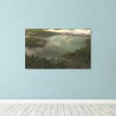 Verborgen meer canvas afdruk (Insitu (Houten vloer))