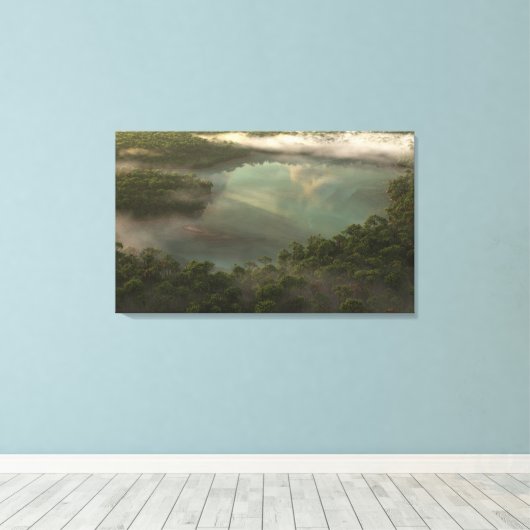 Verborgen meer canvas afdruk (Insitu (Houten vloer))