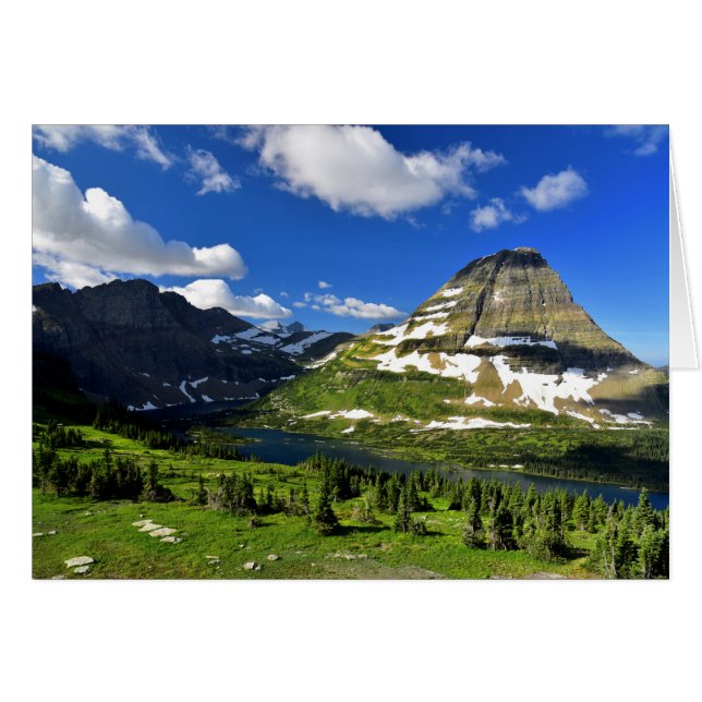 Verborgen meer en Bearhat Mountain (Voorkant Horizontaal)