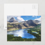 Verborgen meer in Glacier National Park Briefkaart (Voorkant / Achterkant)