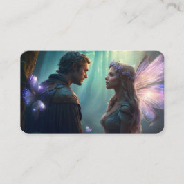 Verborgen minnaars van het bos Grove-bladwijzer Visitekaartje