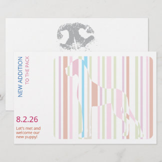 Verborgen moderne Geest Great Dane Neus Briefpapier