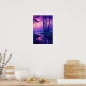 Verborgen moeras's Paarse magie Poster (Keuken)