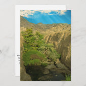 Verborgen oase feestdagenkaart (Voorkant / Achterkant)