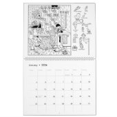 Verborgen object en kleurboek kalender (Jan 2026)