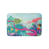 Verborgen oceaanschatten badmat (Voorkant)