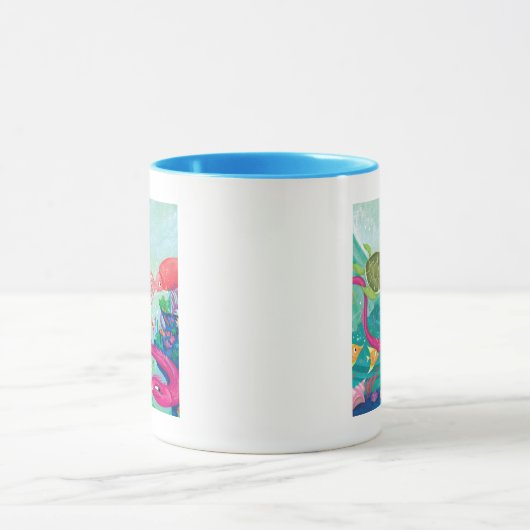 Verborgen oceaanschatten mok (Midden)