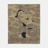 Verborgen Panther Fleece Blanket (Voorkant)