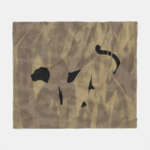 Verborgen Panther Fleece Blanket (Voorkant (Horizontaal))
