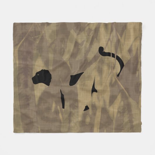 Verborgen Panther Fleece Blanket Deken (Voorkant (Horizontaal))