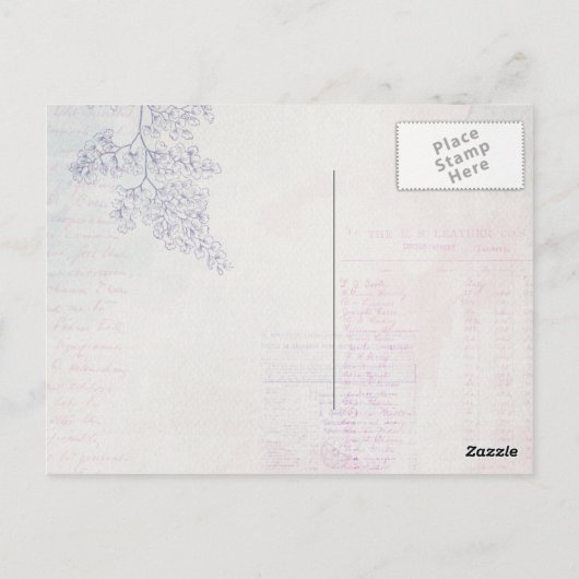 Verborgen passages briefkaart (Achterkant)