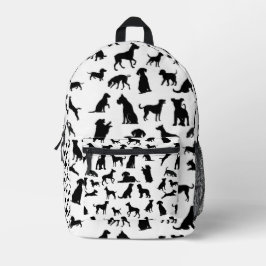 Verborgen poten bedrukte rugzak