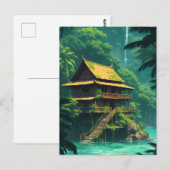 Verborgen Rumah in het Regenwoud Briefkaart (Voorkant / Achterkant)