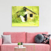 Verborgen schatten canvas afdruk (Insitu (Woonkamer))