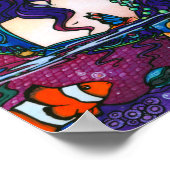 "Verborgen schatten" Zeemeermin Gyspy Fairy Fantas Poster (Hoek)