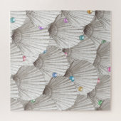 Verborgen schelpschatten legpuzzel (Horizontaal)