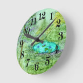 Verborgen schoonheid ronde klok (Hoek)