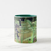 Verborgen Serenity Canada Geese Persoonlijk Tweekleurige Koffiemok (Center)