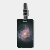 Verborgen spiraal Galaxy Messier 83. 2 Bagagelabel (Voorkant verticaal)