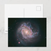 Verborgen spiraal Galaxy Messier 83. 2 Briefkaart (Voorkant / Achterkant)