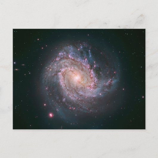 Verborgen spiraal Galaxy Messier 83. 2 Briefkaart (Voorkant)