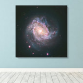 Verborgen spiraal Galaxy Messier 83. 2 Canvas Afdruk (Insitu (Houten vloer))