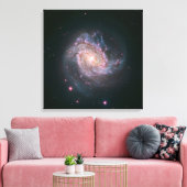 Verborgen spiraal Galaxy Messier 83. 2 Canvas Afdruk (Insitu (Woonkamer))
