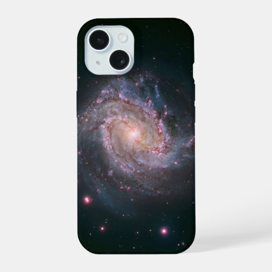 Verborgen spiraal Galaxy Messier 83. 2 iPhone 15 Case (Achterkant)