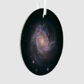 Verborgen spiraal Galaxy Messier 83. 2 Ornament (voorkant)