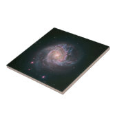 Verborgen spiraal Galaxy Messier 83. 2 Tegeltje (Zijkant)