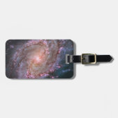 Verborgen spiraal Galaxy Messier 83. Bagagelabel (Voorkant horizontaal)