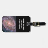 Verborgen spiraal Galaxy Messier 83. Bagagelabel (Voorkant horizontaal)