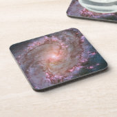 Verborgen spiraal Galaxy Messier 83. Bier Onderzetter (Linkerzijde)