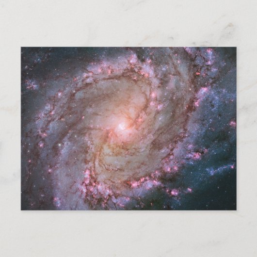 Verborgen spiraal Galaxy Messier 83. Briefkaart (Voorkant)