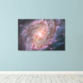 Verborgen spiraal Galaxy Messier 83. Canvas Afdruk (Insitu (Houten vloer))