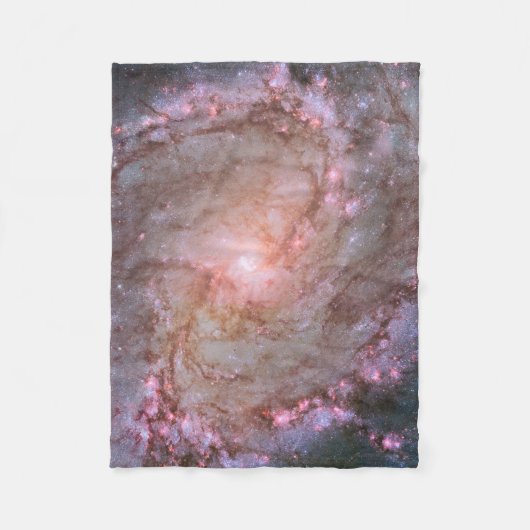 Verborgen spiraal Galaxy Messier 83. Fleece Deken (Voorkant)