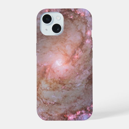 Verborgen spiraal Galaxy Messier 83. iPhone 15 Case (Achterkant)