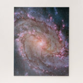 Verborgen spiraal Galaxy Messier 83. Legpuzzel (Verticaal)