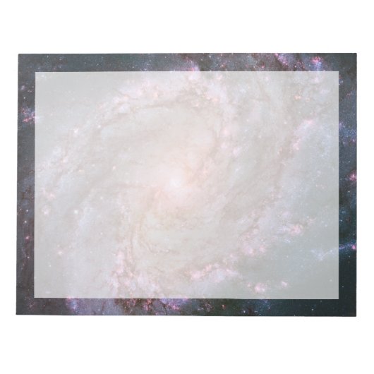 Verborgen spiraal Galaxy Messier 83. Notitieblok (Voorkant)