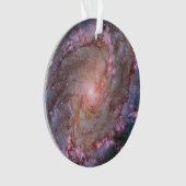 Verborgen spiraal Galaxy Messier 83. Ornament (voorkant)