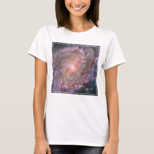 Verborgen spiraal Galaxy Messier 83. T-shirt