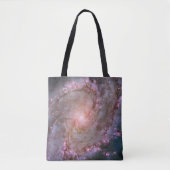 Verborgen spiraal Galaxy Messier 83. Tote Bag (Voorkant)