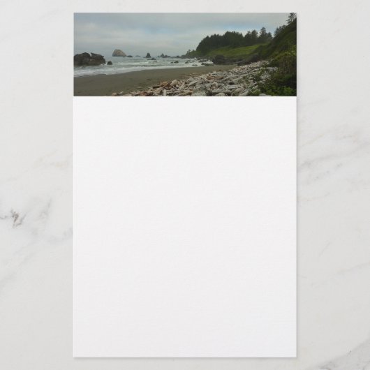 Verborgen strand I in Redwood National Park Briefpapier (Voorkant)