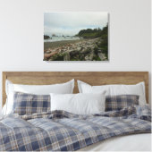 Verborgen strand I in Redwood National Park Canvas Afdruk (Insitu (Slaapkamer))