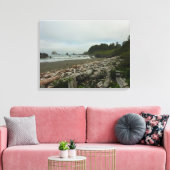 Verborgen strand I in Redwood National Park Canvas Afdruk (Insitu (Woonkamer))
