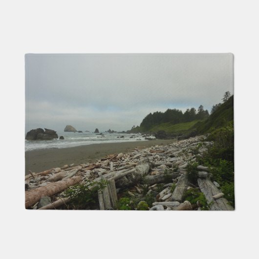 Verborgen strand I in Redwood National Park Deurmat (Voorkant)