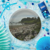 Verborgen strand I in Redwood National Park Papieren Bordje (Feest)