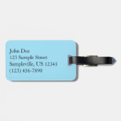 Verborgen strand II in Redwood National Park Bagagelabel (Achterkant horizontaal)