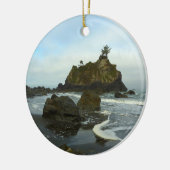 Verborgen strand II in Redwood National Park Keramisch Ornament (Links)
